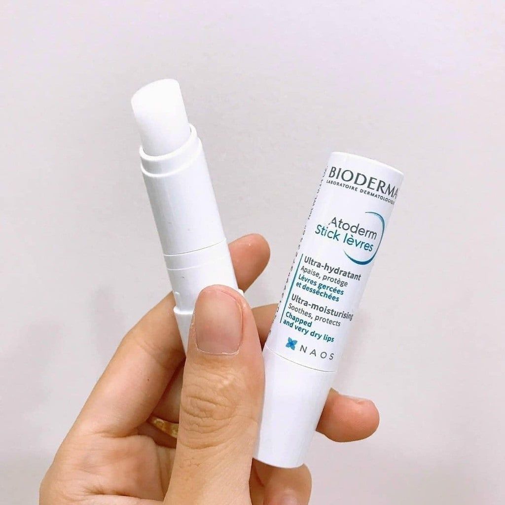 Son Dưỡng Không Màu Bioderma Atoderm Stick Levres 4g