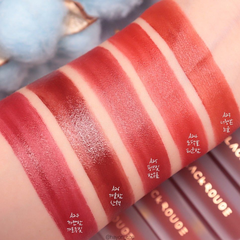 Son kem Black Rouge Airfit Velvet #A24