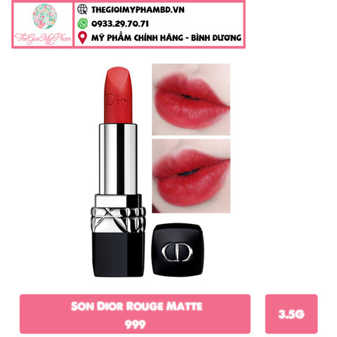 Son Thỏi Dior Rouge #999 Matte