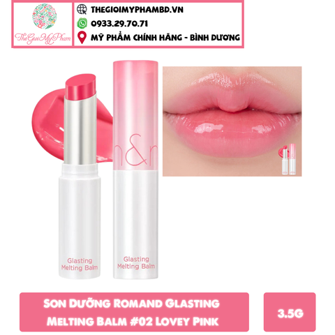 Son Dưỡng Romand Glasting Melting Balm #02 Lovey Pink