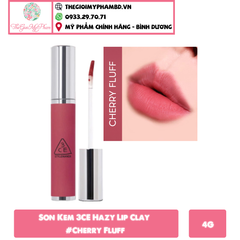 Son Kem 3CE Hazy Lip Clay #Cherry Fluff