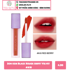 Son kem Black Rouge Airfit Velvet #A10