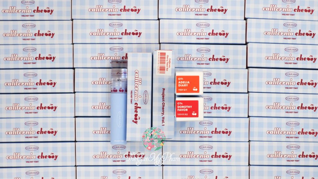 Son Kem Lì Dearmay California Cherry Velvet Tint #CT4