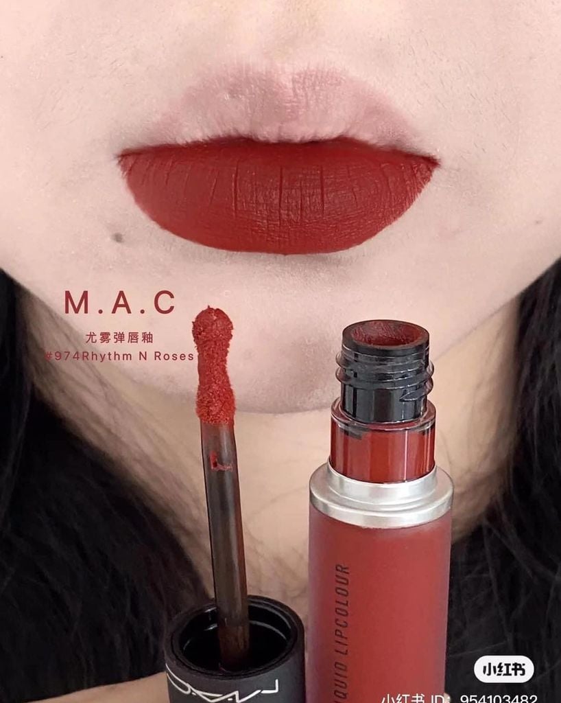 MAC - Son Kem MAC Powder Kiss Lipcolour #974 (Ko tđ)