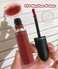 MAC - Son Kem MAC Powder Kiss Lipcolour #974 (Ko tđ)