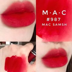 MAC - Son Kem MAC Powder Kiss Lipcolour #987 (Ko tđ)