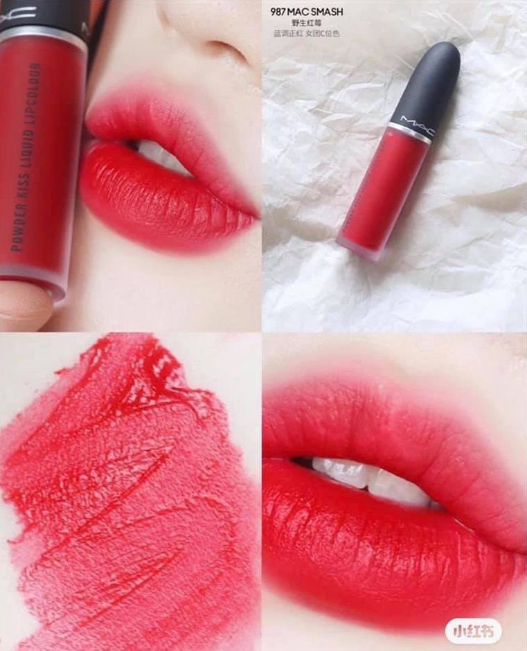 MAC - Son Kem MAC Powder Kiss Lipcolour #987 (Ko tđ)