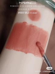 MAC - Son Kem MAC Powder Kiss Lipcolour #989 (Ko tđ)