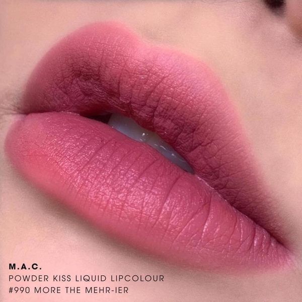 MAC - Son Kem MAC Powder Kiss Lipcolour #990 (Ko tđ)