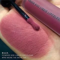 MAC - Son Kem MAC Powder Kiss Lipcolour #990 (Ko tđ)