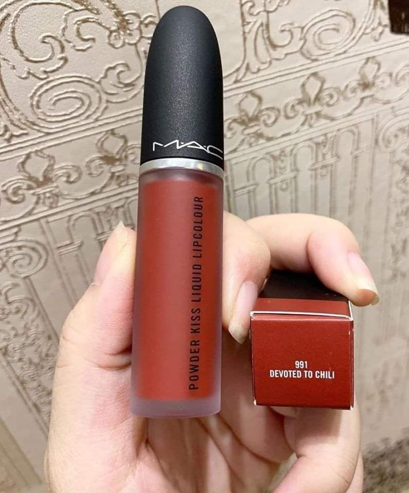 MAC - Son Kem MAC Powder Kiss Lipcolour #991 (Ko tđ)