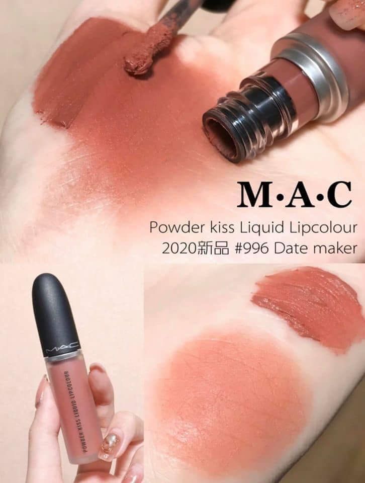 MAC - Son Kem MAC Powder Kiss Lipcolour #996 (Ko tđ)