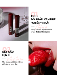 Son Kem Merzy Noir In The Mellow Tint #M13 (Bản Vỏ Đỏ)