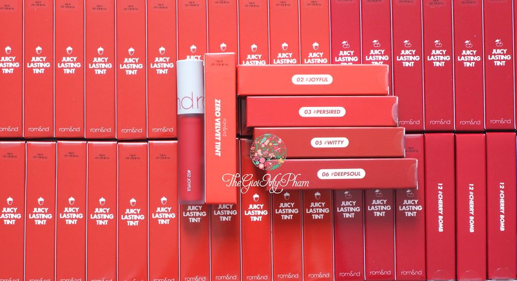 [Màu 01-11] Son Kem Romand Zero Velvet Tint 5.5g #02 Joyfull