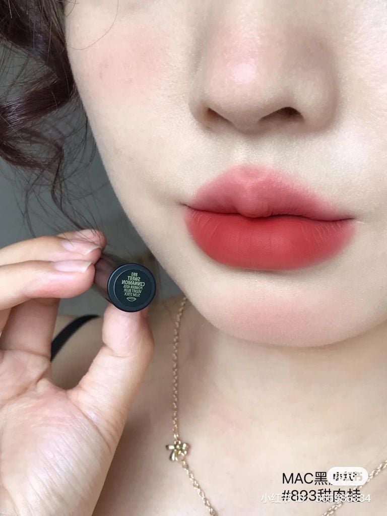 MAC - Son Mac Powder Kiss Velvet Blur Slim Stick #893 Sweet Cinnamon - Ko Tđ