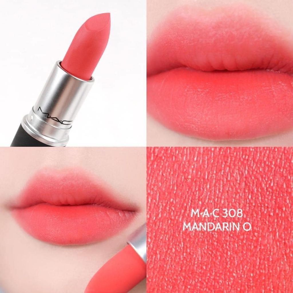 [KTD] Son MAC Powder Kiss Lipstick 3g #308 Madarin O