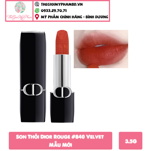 Son Thỏi Dior Rouge #840 Velvet ( Ko Tđ) Mẫu Mới