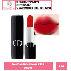 Son Thỏi Dior Rouge #999 Velvet ( Ko Tđ) Mẫu Mới