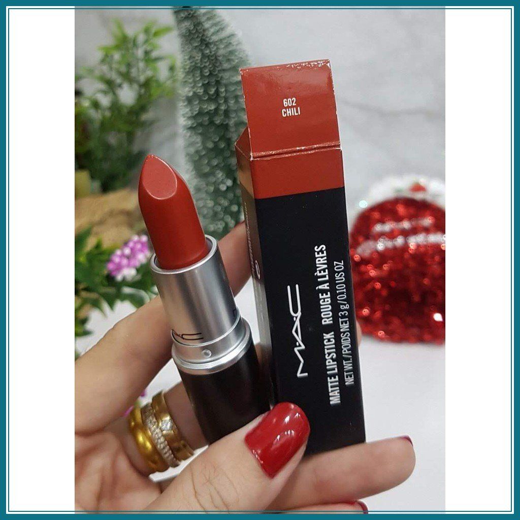 Son Thỏi MAC Matte Lipstick #602 Chili (Ko Tđ)