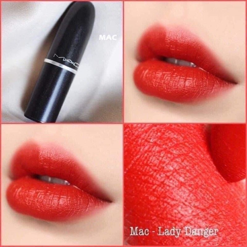 Son MAC Thỏi Powder Kiss #607 Lady Danger (Ko Tđ)