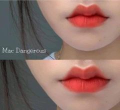 Son MAC Thỏi Powder Kiss #702 Dangerous ( Ko Tđ)