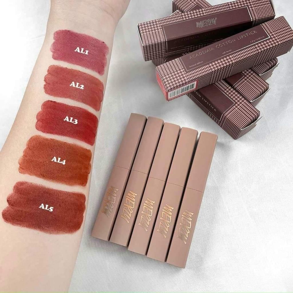 Merzy - Son Thỏi Academia Cotton Lipstick #AL3