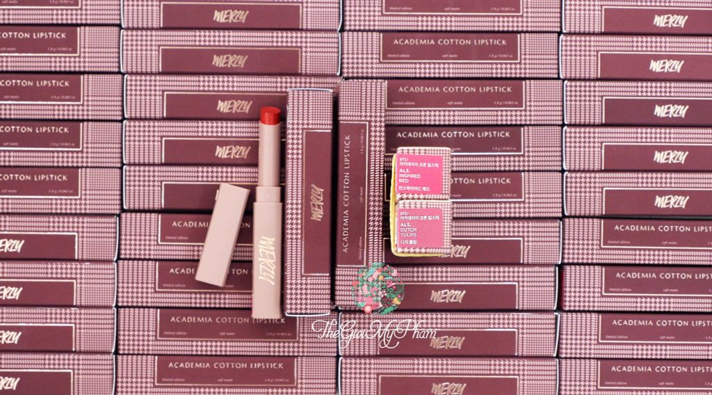 Merzy - Son Thỏi Academia Cotton Lipstick #AL5