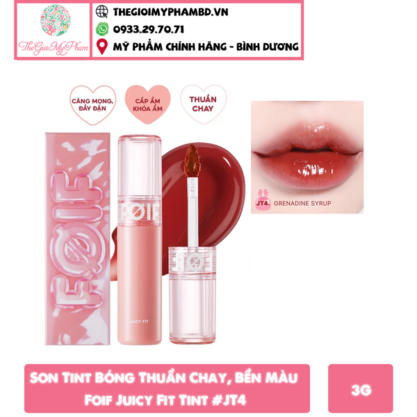Son FOIF Juicy Fit Tint JT4 - Grenadine Syrup
