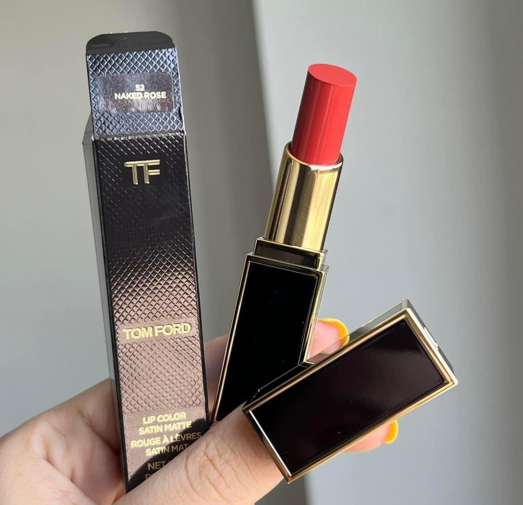 TomFord - Son Tom Ford Satin Matte Lip Color #52 Naked Rose (Ko tđ)