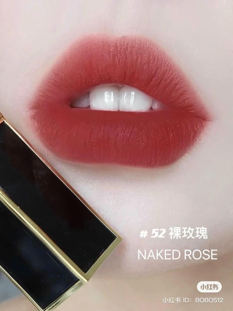 TomFord - Son Tom Ford Satin Matte Lip Color #52 Naked Rose (Ko tđ)