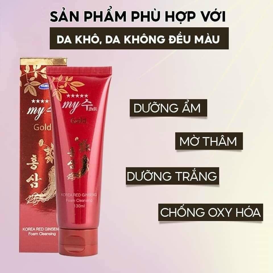 SRM Hồng Sâm My Gold 130ml