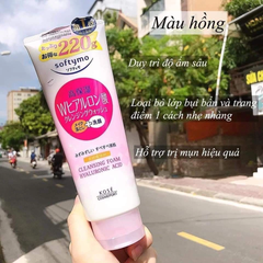 Sữa Rửa Mặt Kosé Softymo Hyaluronic Acid 220g