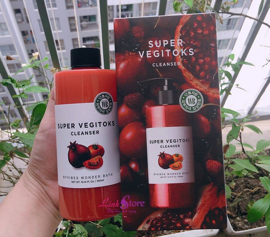 SRM rau quả Super Vegitoks 300ml #Đỏ SALE 250k>194k