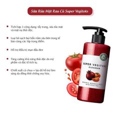 SRM rau quả Super Vegitoks 300ml #Đỏ SALE 250k>194k