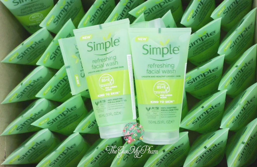 SRM Simple Kind To Skin 150ml #Xanh Lá (Mẫu Mới)