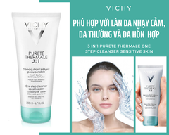 Vichy - SRM Tẩy Trang 3 Tác Dụng 100ml