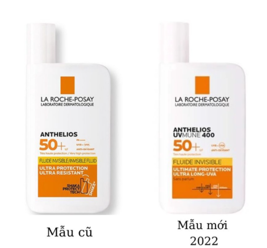 Sữa Chống Nắng La Roche-Posay Anthelios UVMune 400 Fluide Invisible SPF50+ 50ml (Vạch Vàng)