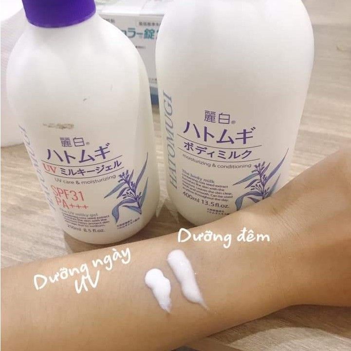 Sữa Dưỡng Thể Ban Đêm Hatomugi The Body Milk 400ml