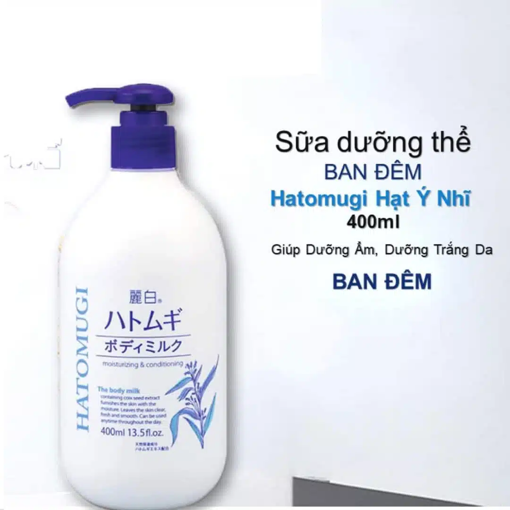 Sữa Dưỡng Thể Ban Đêm Hatomugi The Body Milk 400ml