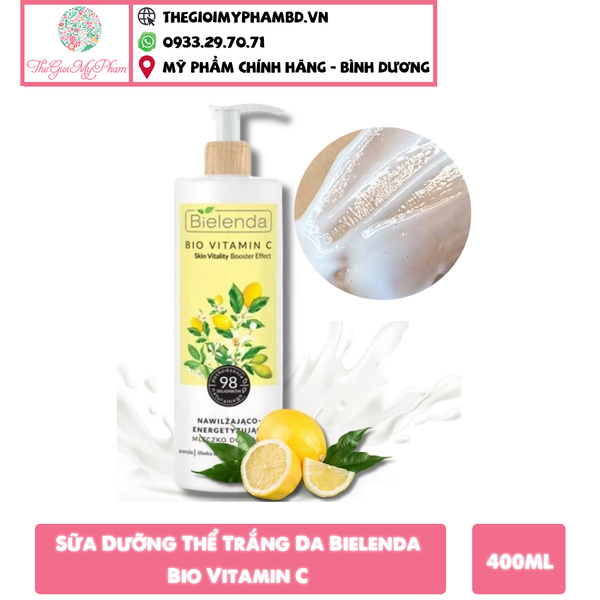 Sữa Dưỡng Thể Bielenda Bio Vitamin C 400ml