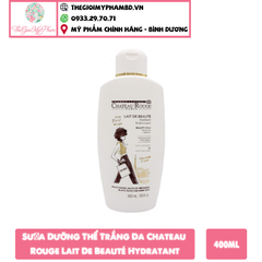 Sữa Dưỡng Thể Trắng Da Chateau Rouge Lait De Beauté Hydratant 400ml