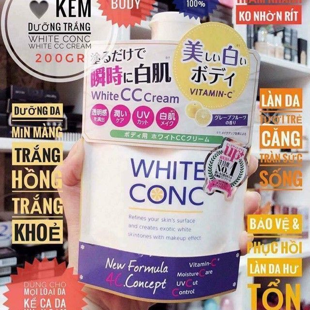 Sữa dưỡng thể White Conc White CC Cream 200g