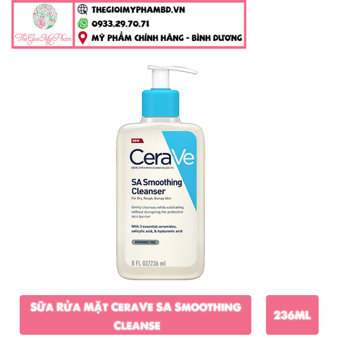 Sữa Rửa Mặt CeraVe SA Smoothing Cleanser 236ml