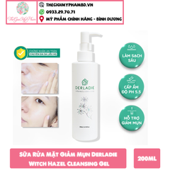 Sữa Rửa Mặt Dạng Gel Giảm Mụn Derladie Witch Hazel Cleansing Gel 200ml