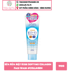 Sữa Rửa Mặt Kose Softymo Collagen Face Wash 190g #COLLAGEN