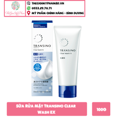 Sữa Rửa Mặt Transino Clear Wash EX 100g