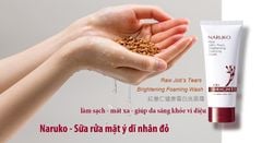 Sữa Rửa Mặt Naruko Ý Dĩ Nhân Đỏ Làm Sáng Da 120ml