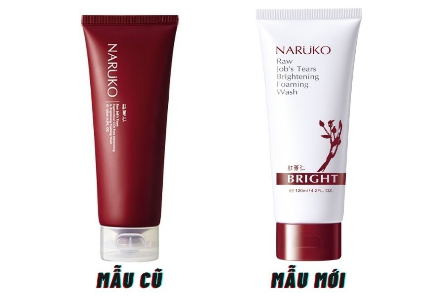 Sữa Rửa Mặt Naruko Ý Dĩ Nhân Đỏ Làm Sáng Da 120ml