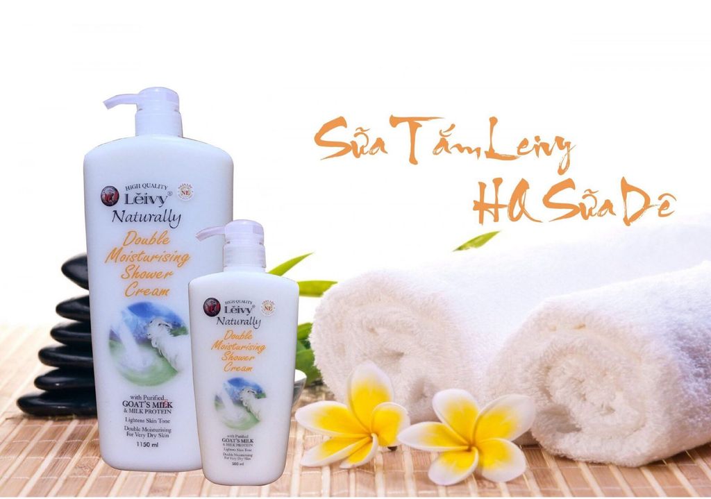 Sữa Tắm Dê cao cấp Leivy Naturally 1150ml