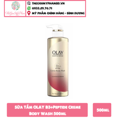 Sữa tắm OLAY B3+Peptide Creme Body Wash 500ml